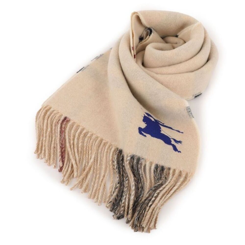 Reversible Night Check Cashmere Scarf